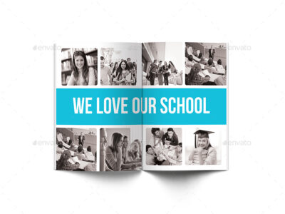 Album kenangan school yearbook templates