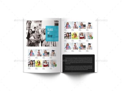 Album kenangan school yearbook templates