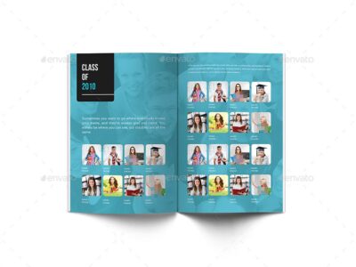 Album kenangan school yearbook templates