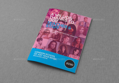 Album kenangan school yearbook templates