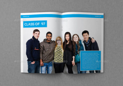 Album kenangan school yearbook templates