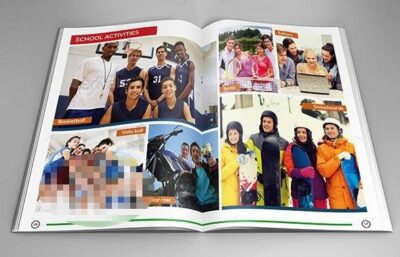 Album kenangan school yearbook templates