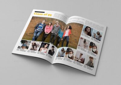 Album kenangan school yearbook templates