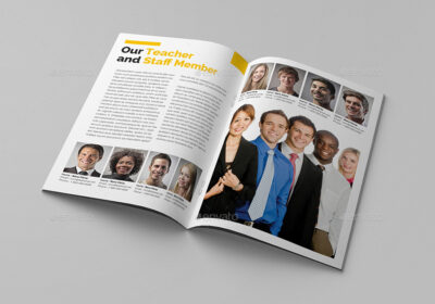 Album kenangan school yearbook templates