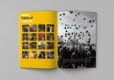 Album kenangan school yearbook templates