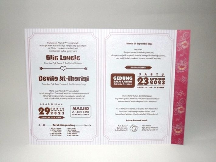 Undangan Pernikahan Nuvola Card