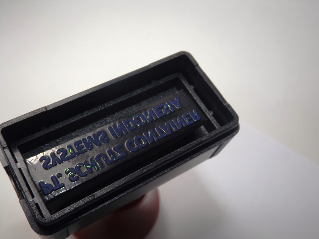 Stempel Otomatis Banyak Warna Tanpa Bak Tinta 