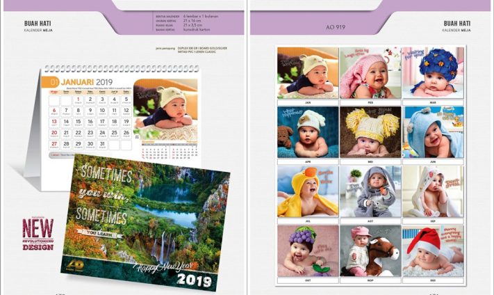 Kalender Meja 2019 dengan 32 Desain Standard Special Exclusive Executive Jumbo