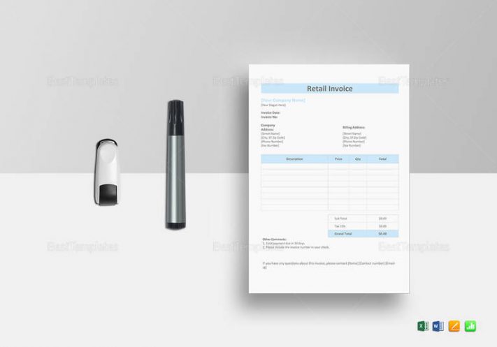 Template Faktur Bisnis