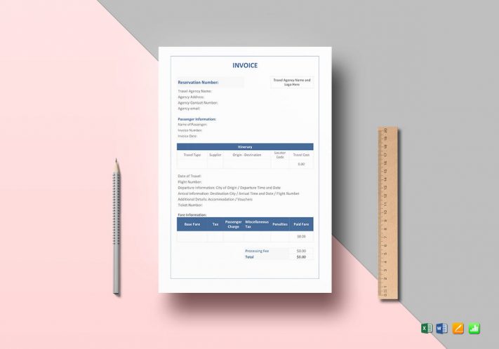 Template Faktur Bisnis