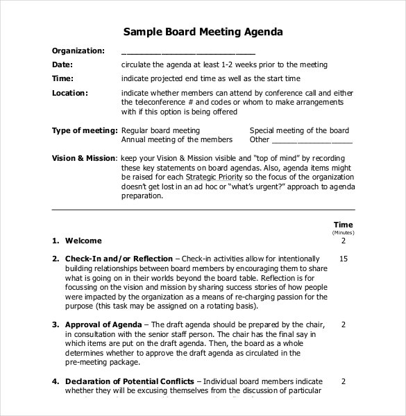Board Meeting Template from ayuprint.co.id
