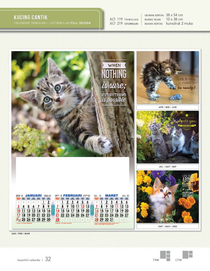 Kalender 2021 Triwulan