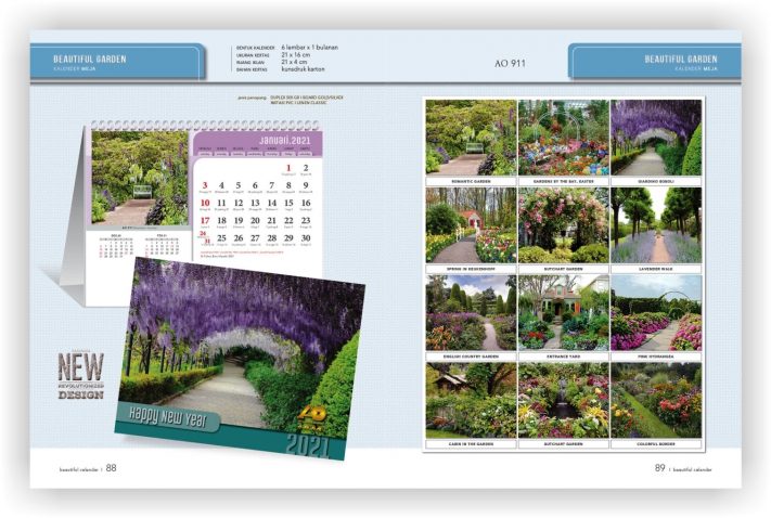 Kalender Meja 2021 