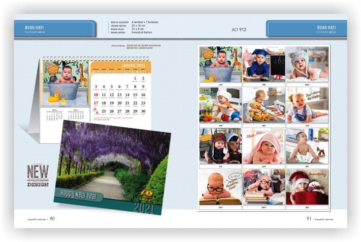 Kalender Meja 2021 