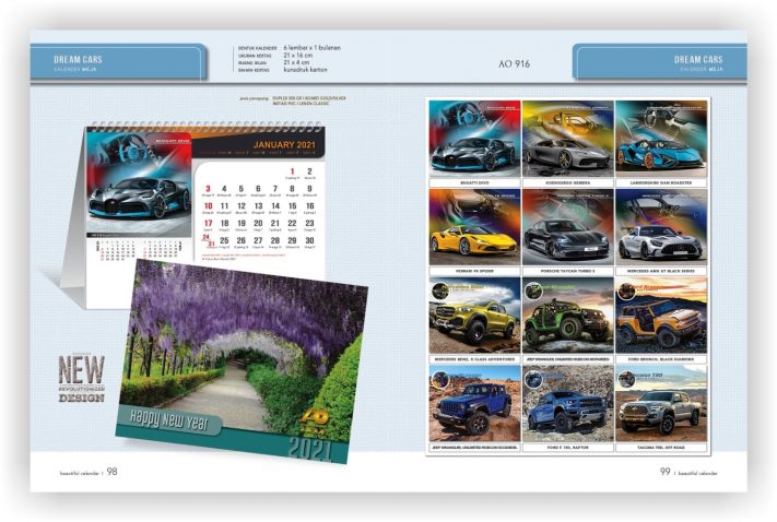Kalender Meja 2021 