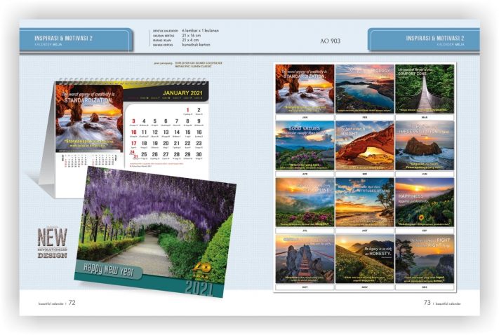 Kalender Meja 2021 