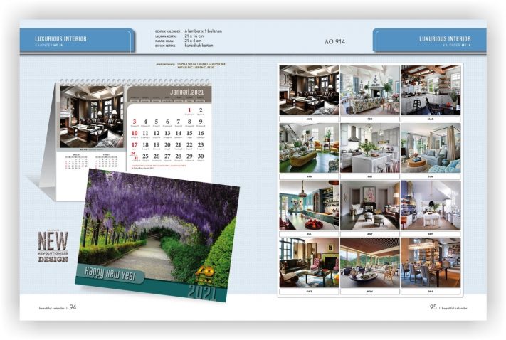 Kalender Meja 2021