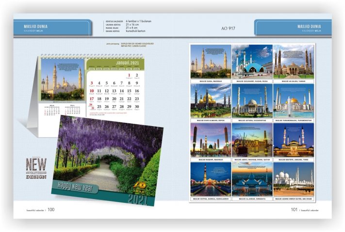 Kalender Meja 2021