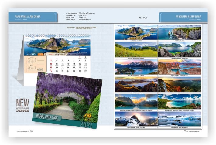 Kalender Meja 2021