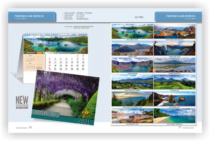 Kalender Meja 2021