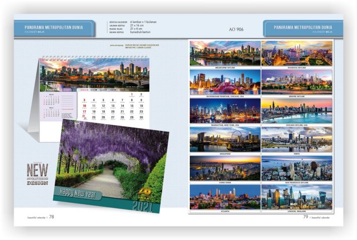 Kalender Meja 2021
