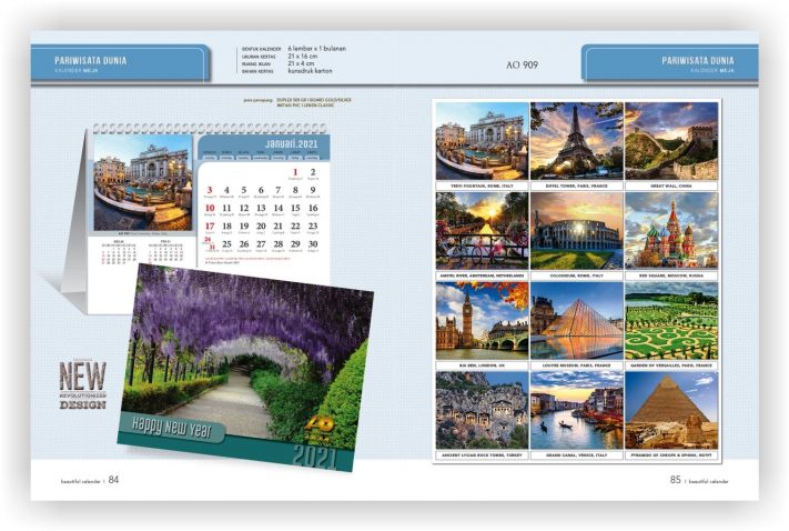 Kalender Meja 2021