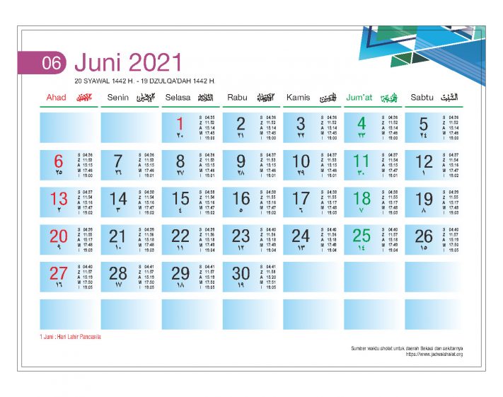 Download Template Kalender Meja 2021