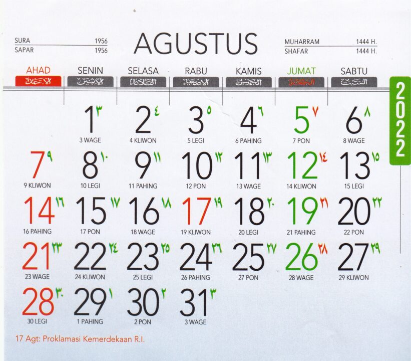 Kalender 2022 AO
