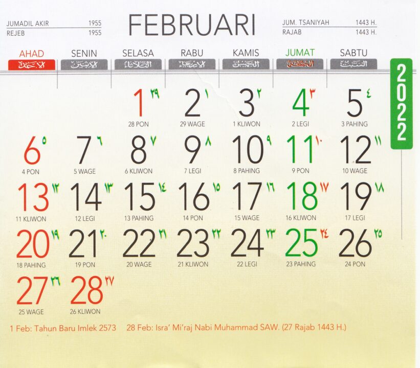 Kalender 2022 AO
