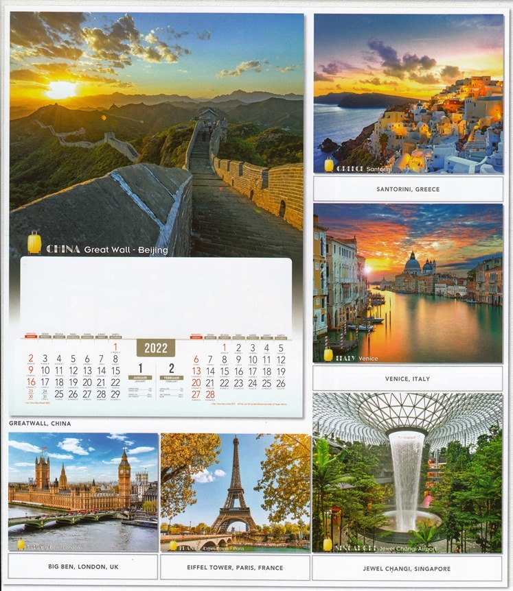 Kalender Full Design 2022 AO Katalog - Ayuprint.co.id