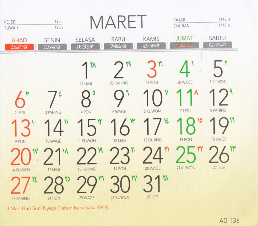 Kalender 2022 AO