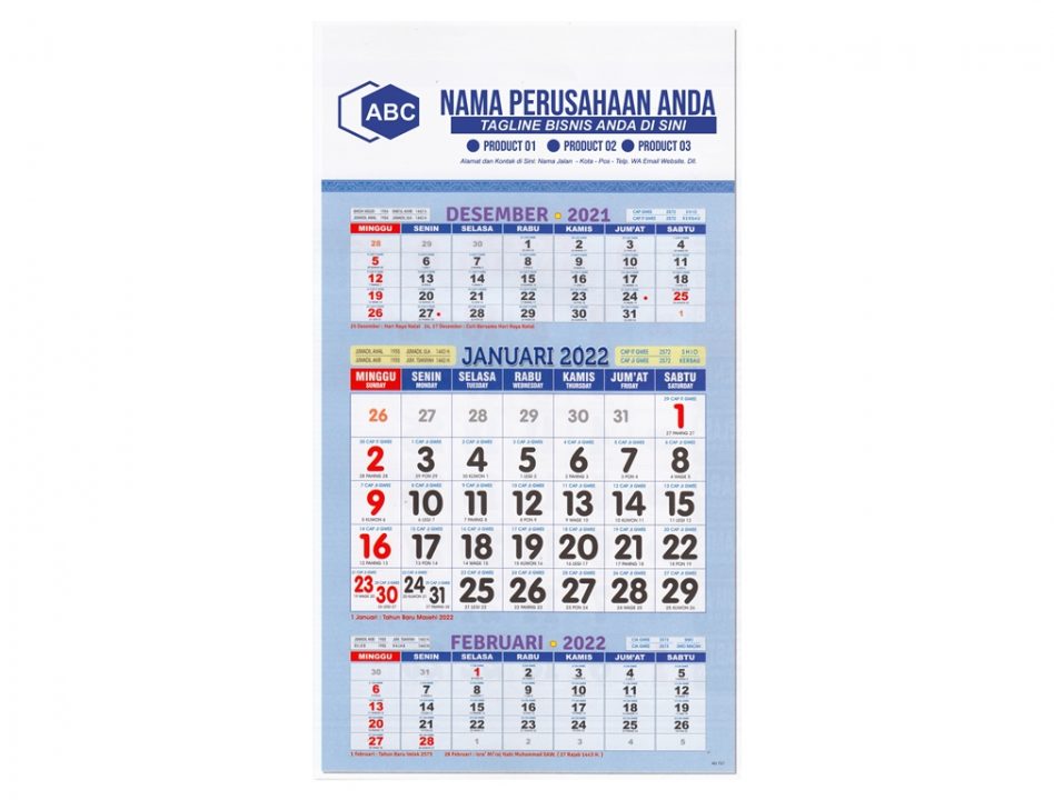 Kalender Lux 2022 AO Semi Lux