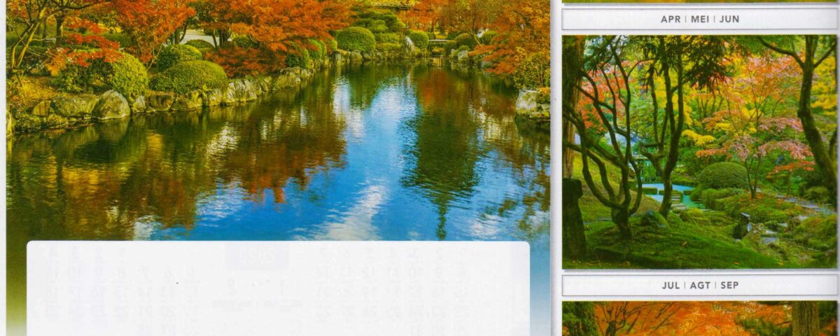 2023 Full Design Calendar Taman Jepang