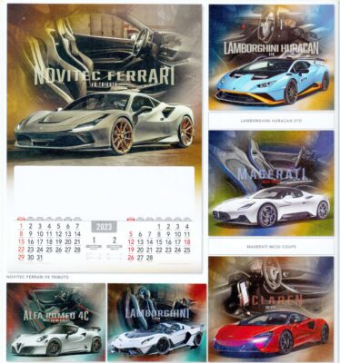 2023 Calendar Dream Cars