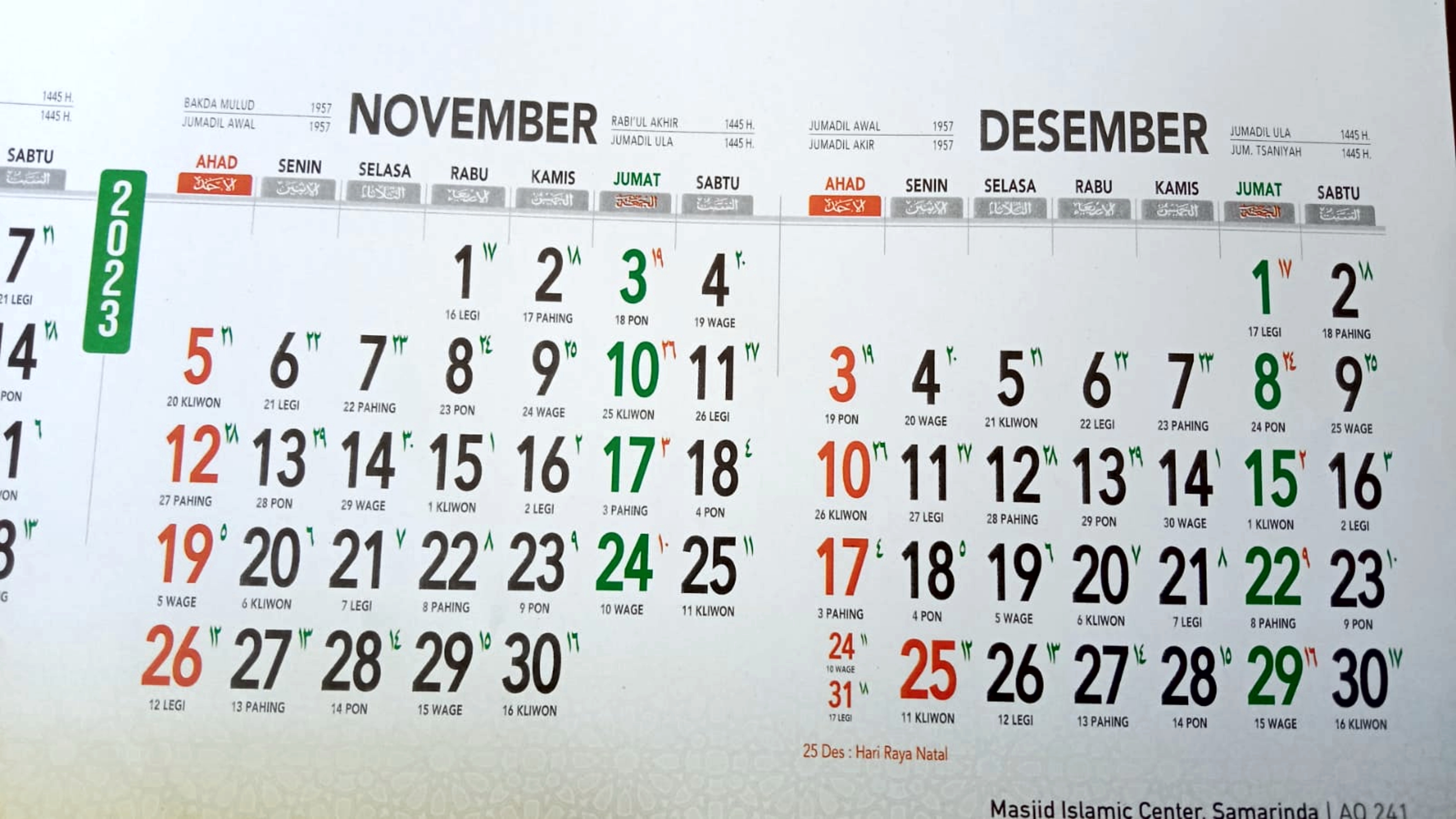 Kalender 2023