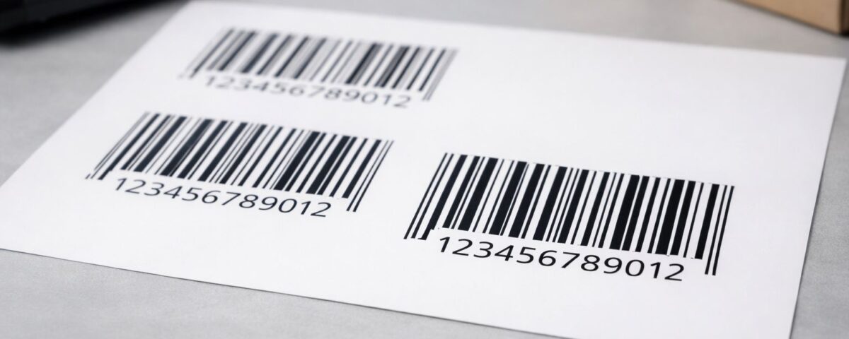 Panduan barcode mudah terbaca pada stiker A3 untuk mempercepat pembacaan scanner gudang